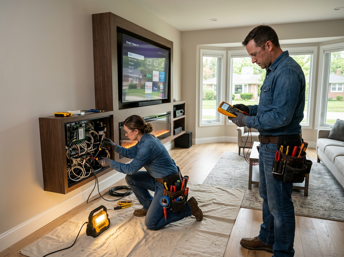 electrician final tweaks